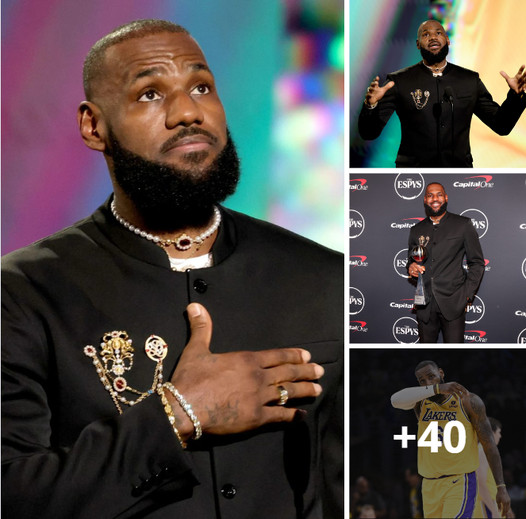 At the ESPY Awards, LeBron James Finally Talks About His Retirement as ...